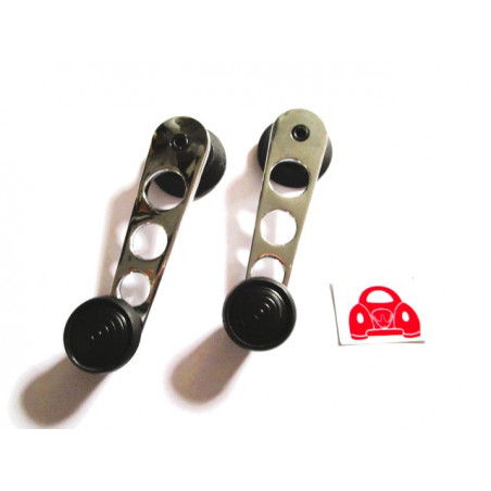 Fensterkurbel Chrom / schwarz Bj  68 -
