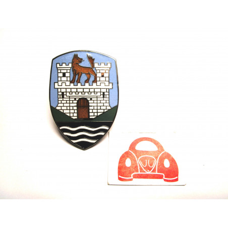 Wolfsburg Emblem blau VW Käfer