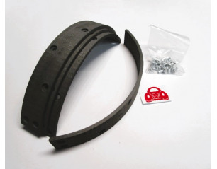Bremsbeläge  30 mm inkl Nieten VW Käfer Karmann Ghia