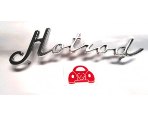 Schriftzug Hot Rod Chrom VW Käfer Buggy Karmann Ghia