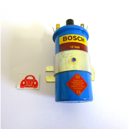 Zündspule  Bosch 12 Volt 3,0 Ohm  "Blau"