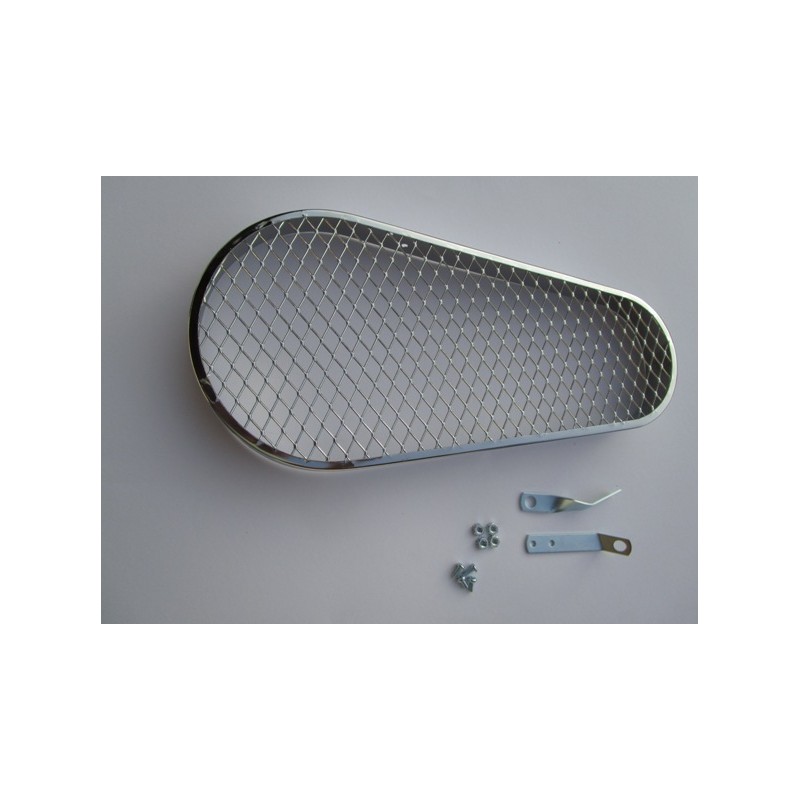 Keilriemenabdeckung mit Gitter Chrom - Kaeferhalle im Inntal